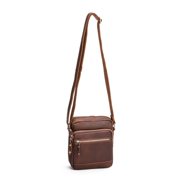 Florence skulderveske i skinn 15,6"